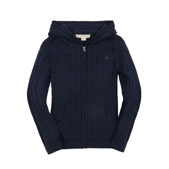 HOPE & HENRY Other - Hope & Henry Boys  Organic Full Zip Hooded Sweater